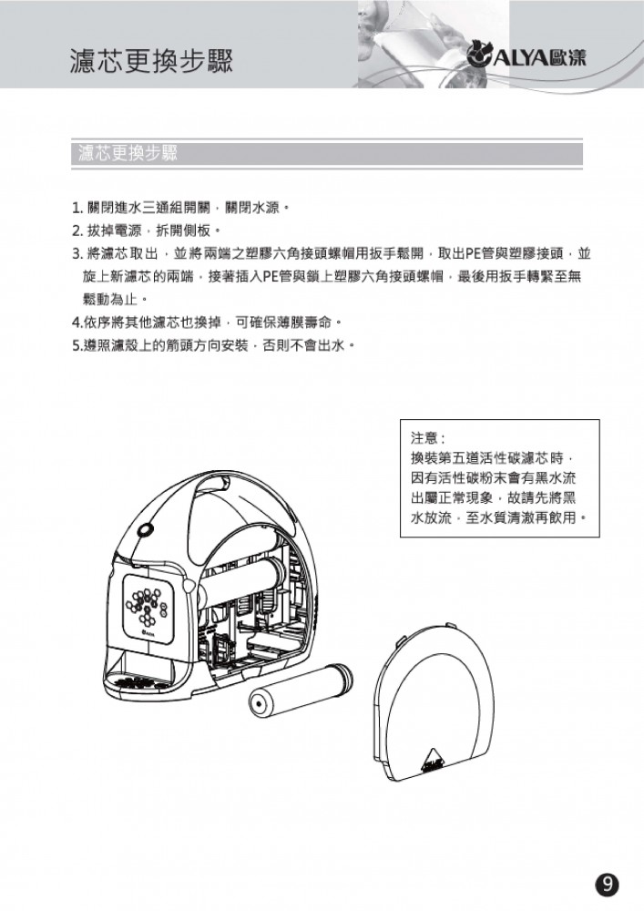 歐漾淨水RO-808_RO逆滲透純水機